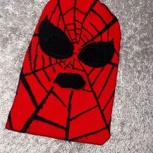 Red Spider Web Face Mask for Men
